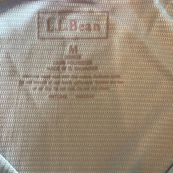 L.L. Bean Womens M Quarter-Zip Pullover Floral Print Performance Top Blue Lightw - Picture 4 of 10